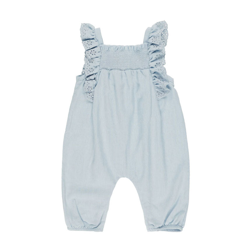 Quincy Mae Chambray Nova Romper
