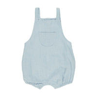 Quincy Mae Chambray Thomas Romper