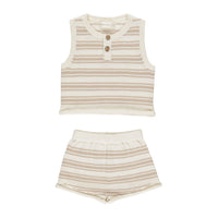 Quincy Mae Oat Knit Stripe Taylor Knit Set