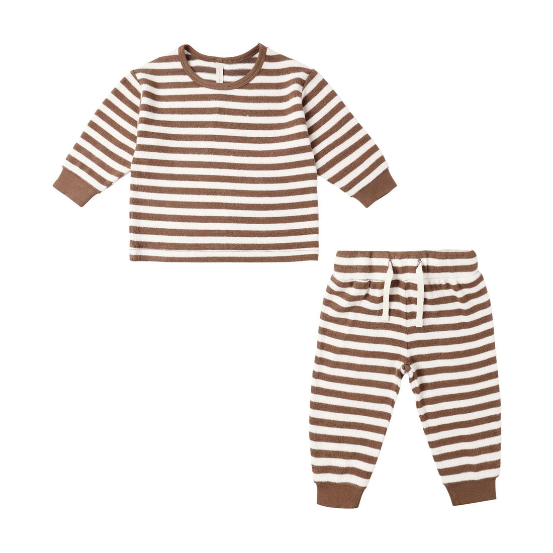 Quincy Mae Cedar Stripe Cozy Set