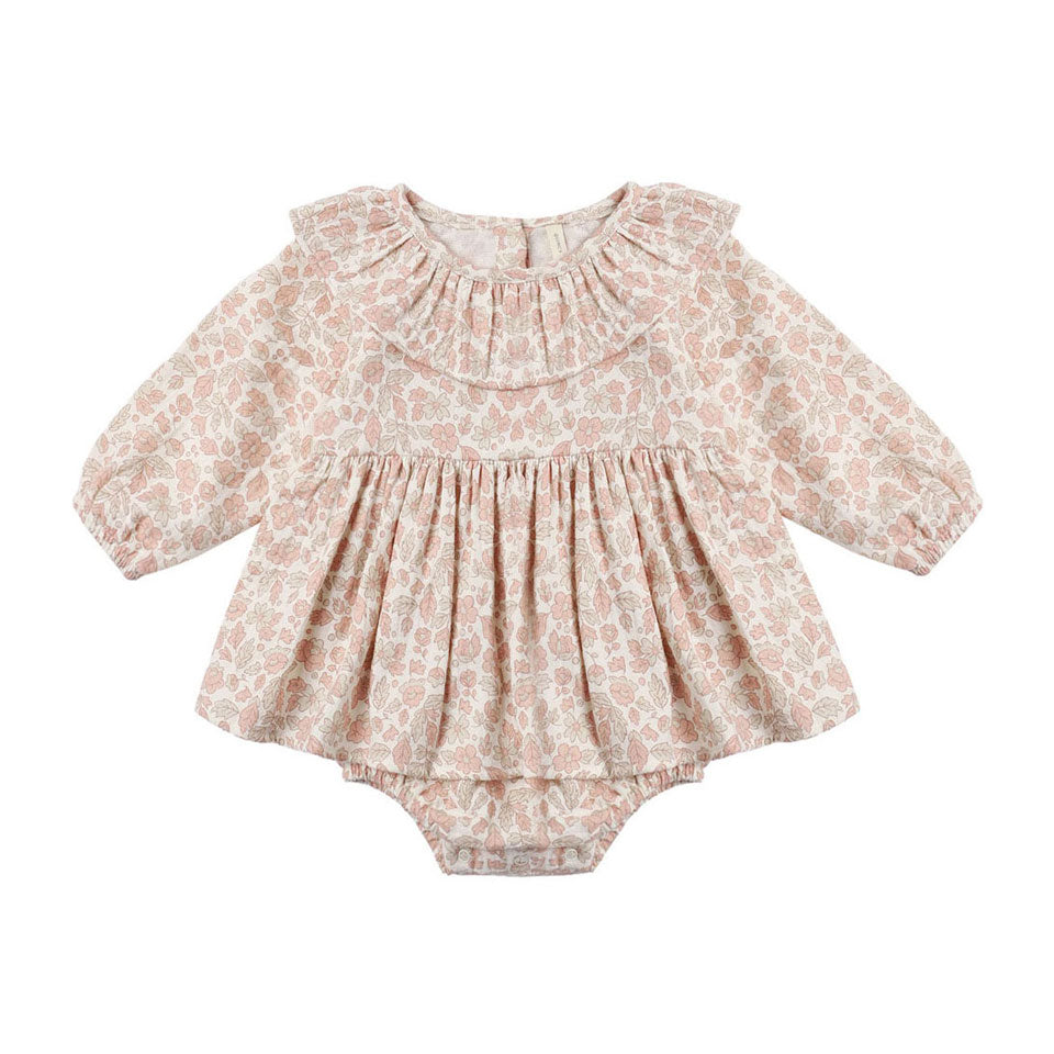 Quincy Mae Pink Blossom Thalia Romper