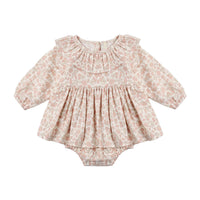 Quincy Mae Pink Blossom Thalia Romper