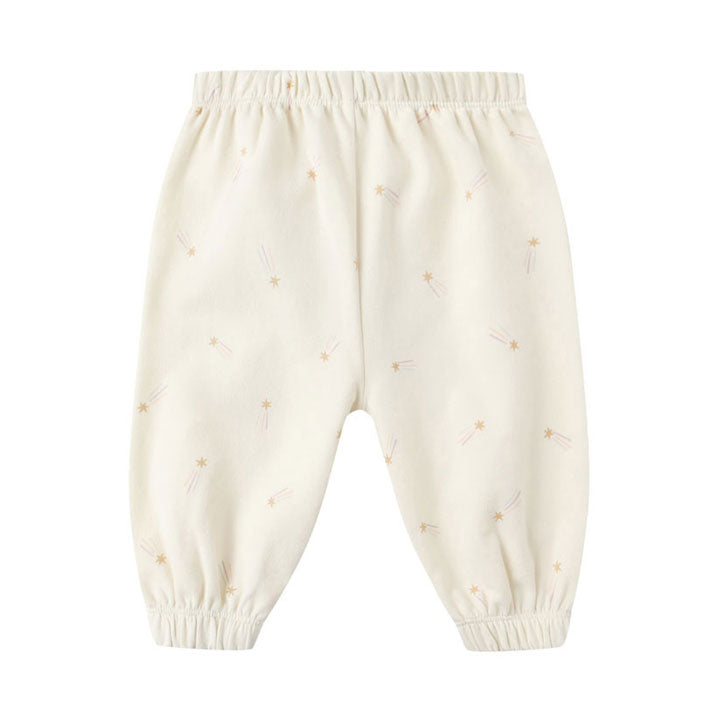Quincy Mae Ivory Shooting Stars Sweatpants