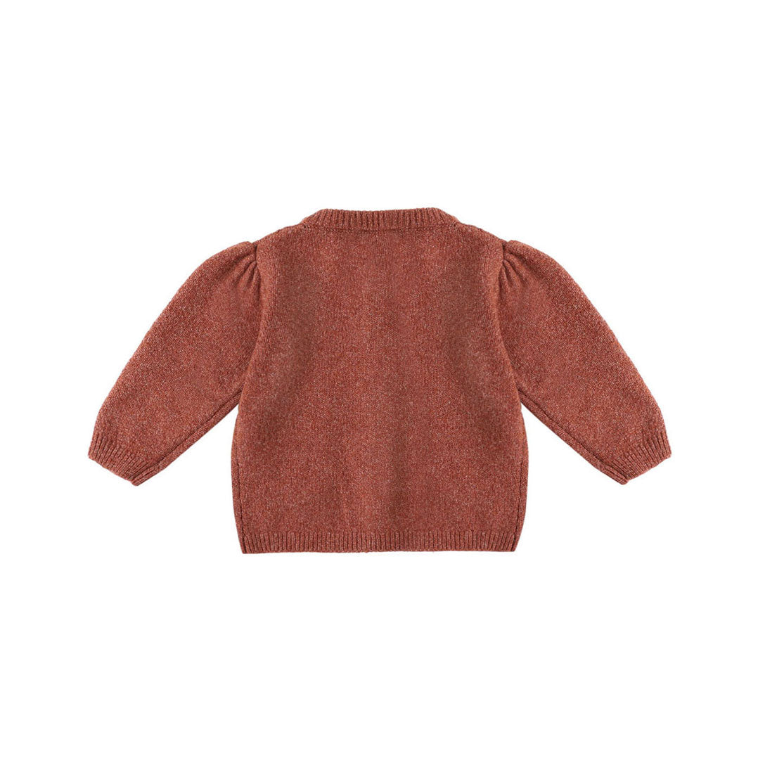 Quincy Mae Cranberry Holly Cardigan