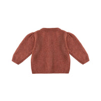 Quincy Mae Cranberry Holly Cardigan