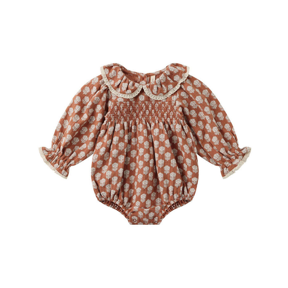 Quincy Mae Holiday Fleur Callie Romper