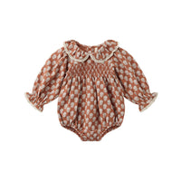 Quincy Mae Holiday Fleur Callie Romper