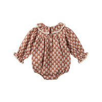 Quincy Mae Holiday Fleur Callie Romper