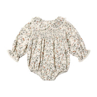 Quincy Mae Holiday Floral Callie Romper