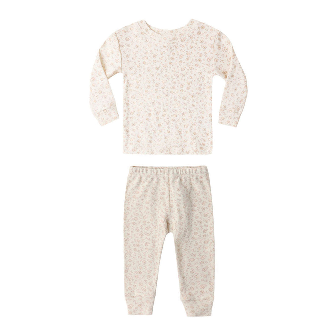 Quincy Mae Ditsy Jersey Pajama Set