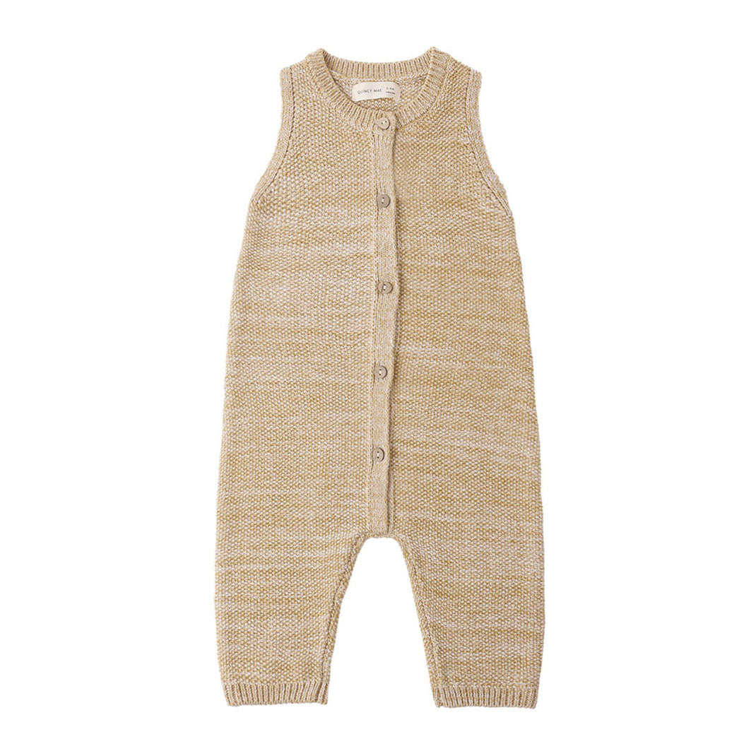 Quincy Mae Heathered Honey Knit Jumpsuit