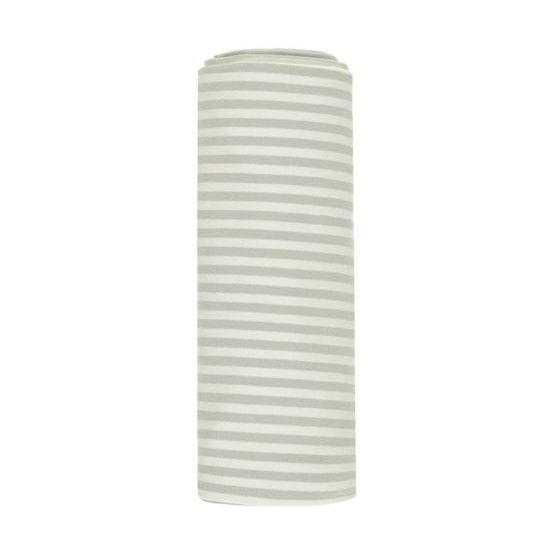 Quincy Mae Sage Stripe Swaddle
