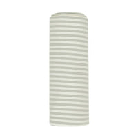 Quincy Mae Sage Stripe Swaddle
