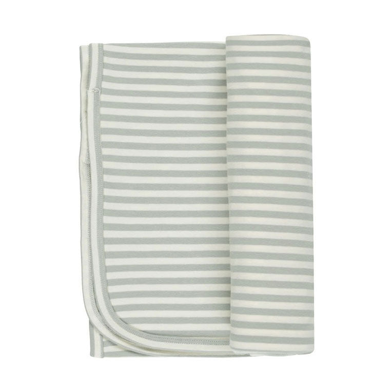 Quincy Mae Sage Stripe Swaddle