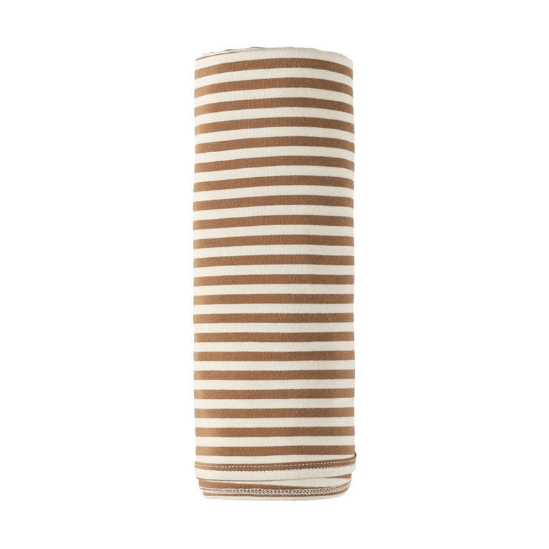Quincy Mae Cinnamon Stripe Swaddle