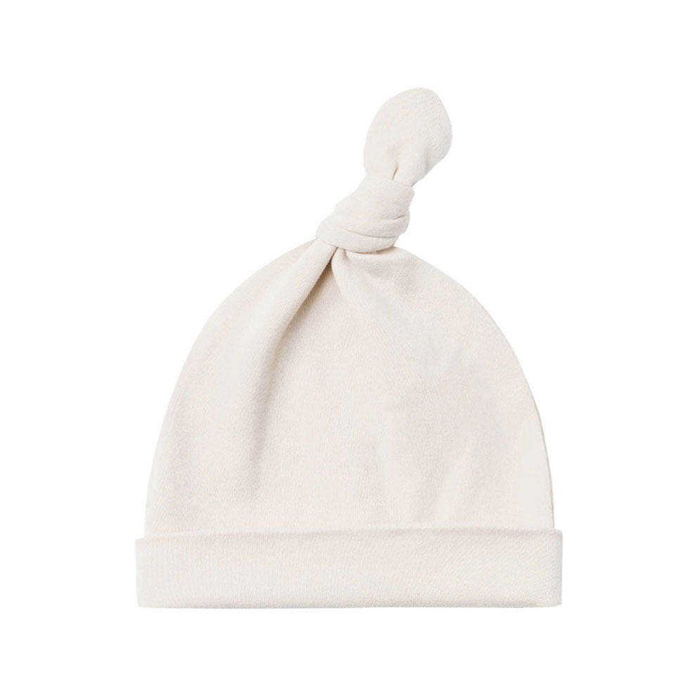 Quincy Mae Natural Knotted Baby Hat