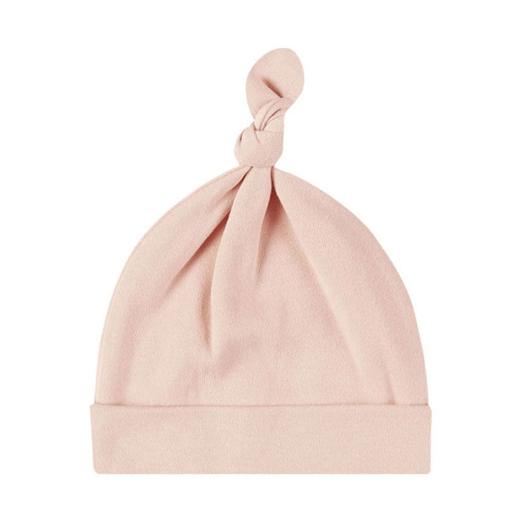 Quincy Mae Dusty Rose Bamboo Knotted Baby Hat
