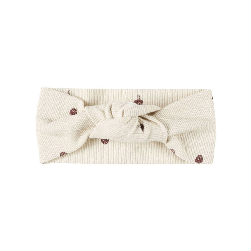Quincy Mae Mushroom Ribbed Knotted Headband