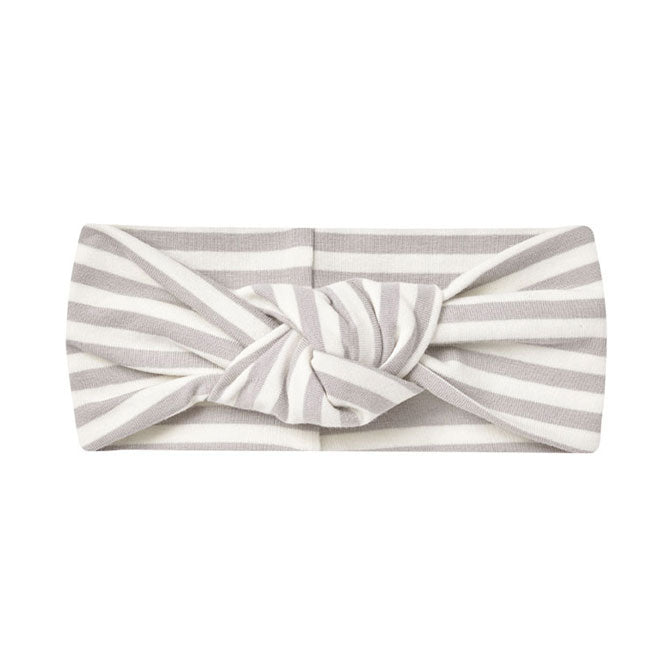 Quincy Mae Periwinkle Stripe Knotted Headband
