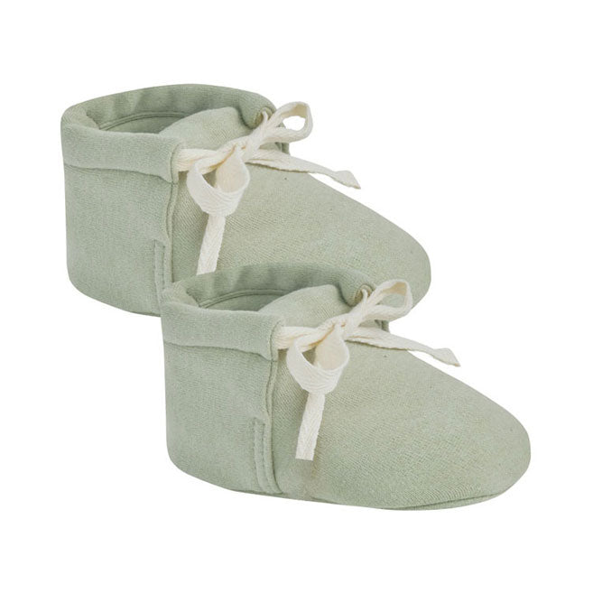 Quincy Mae Sage Baby Booties