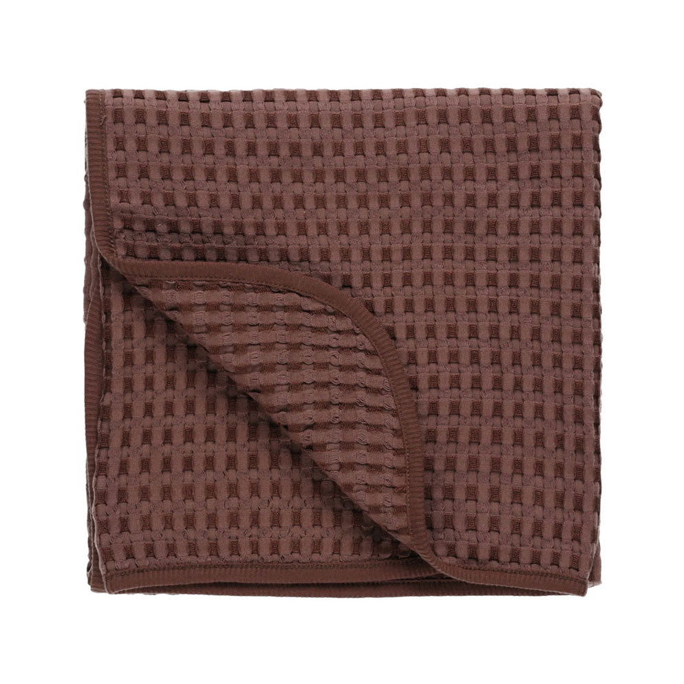 Quincy Mae Plum waffle Baby Blanket