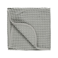 Quincy Mae Dusty Blue Waffle Baby Blanket