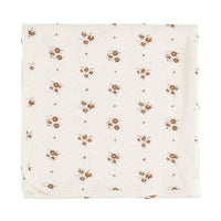 Quincy Mae Autumn Flora Pointelle Baby Blanket