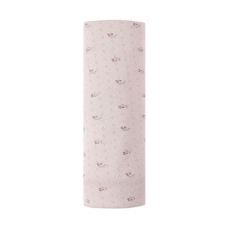 Quincy Mae Lilac Ditsy Pointelle Baby Blanket