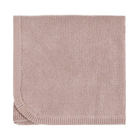 Quincy Mae Mauve Knit Baby Blanket