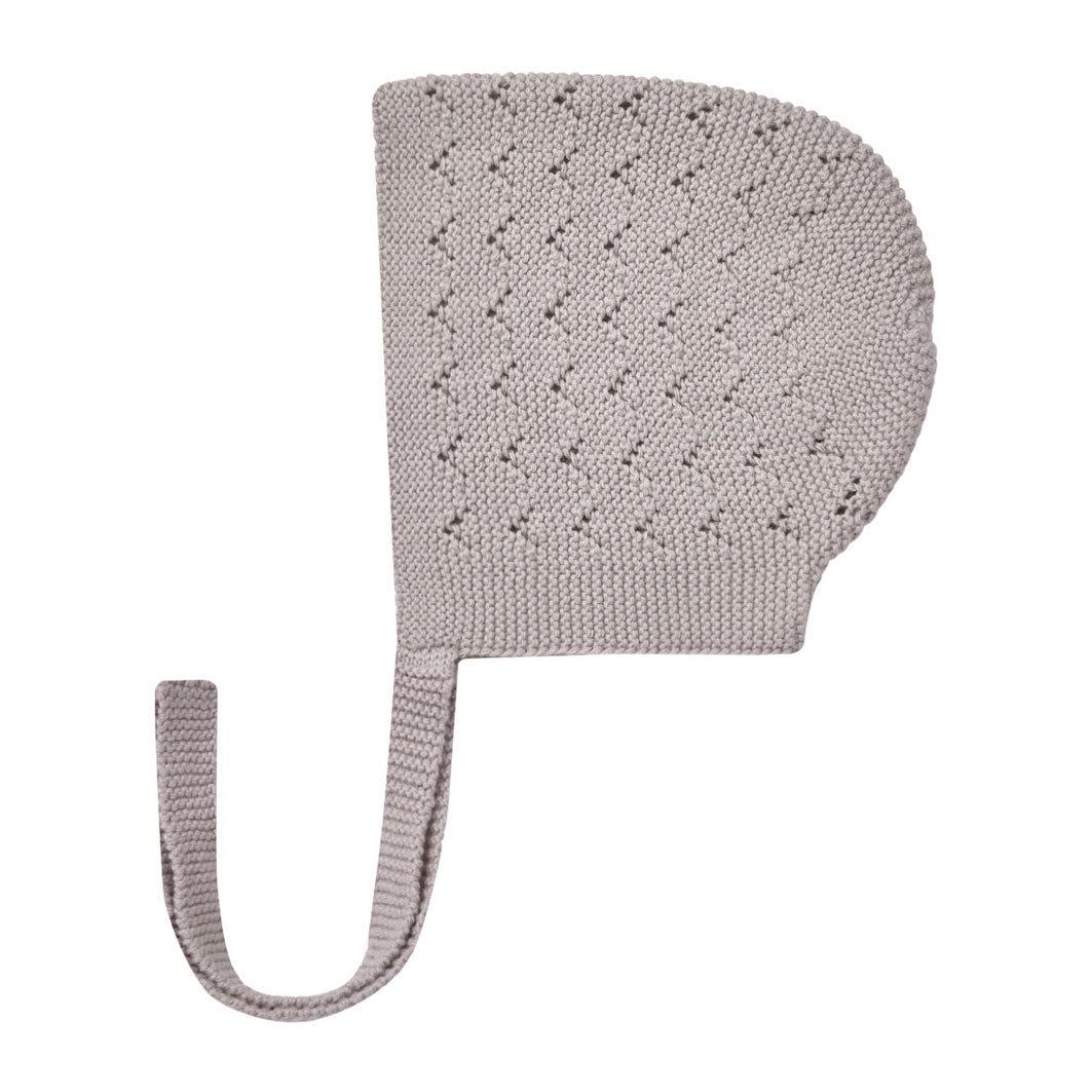 Quincy Mae Lavender Pointelle Knit Bonnet