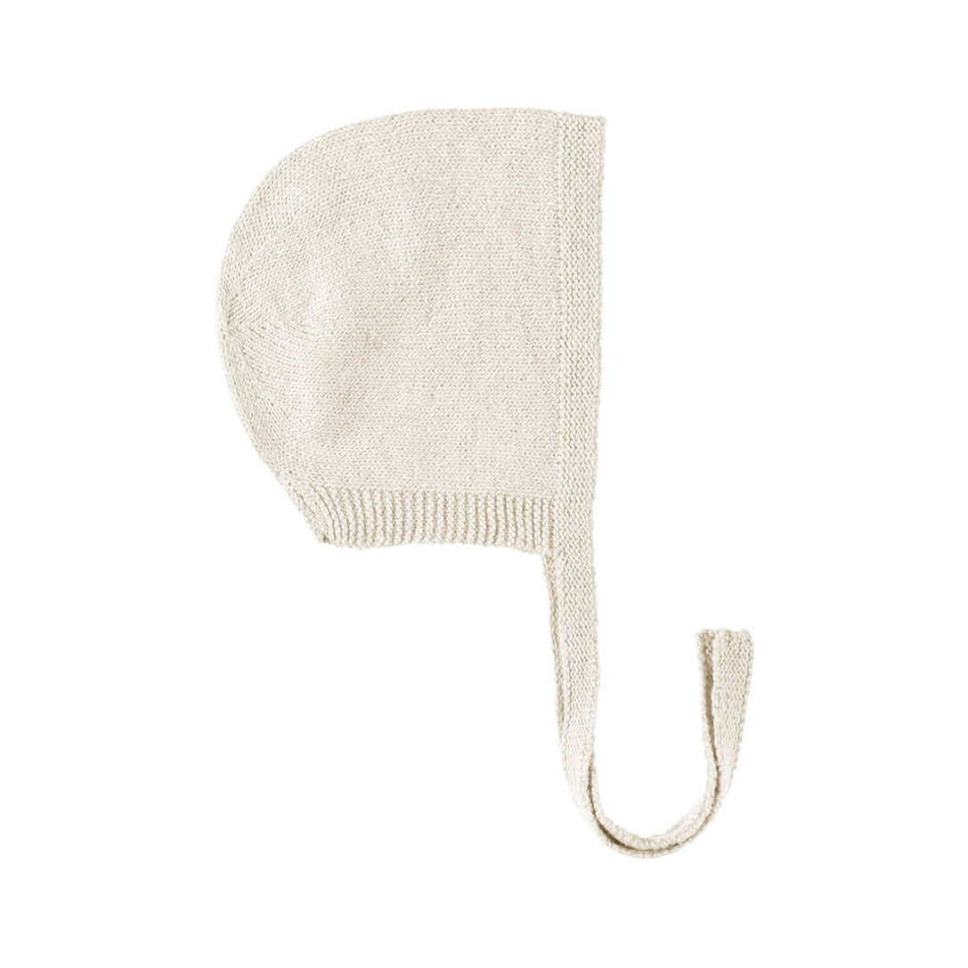 Quincy Mae Natural Speckled Knit Bonnet