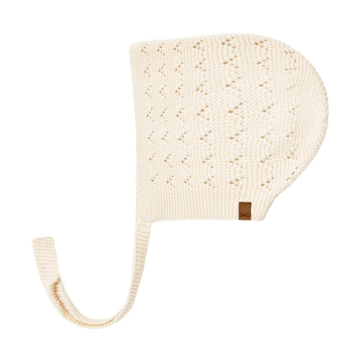 Quincy Mae Natural Knit Bonnet
