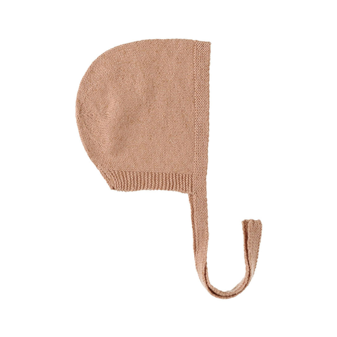 Quincy Mae Heathered Rose Knit Bonnet