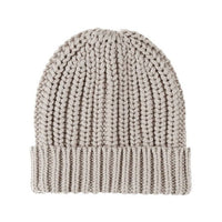 Quincy Mae Fog Chunky Knit Beanie