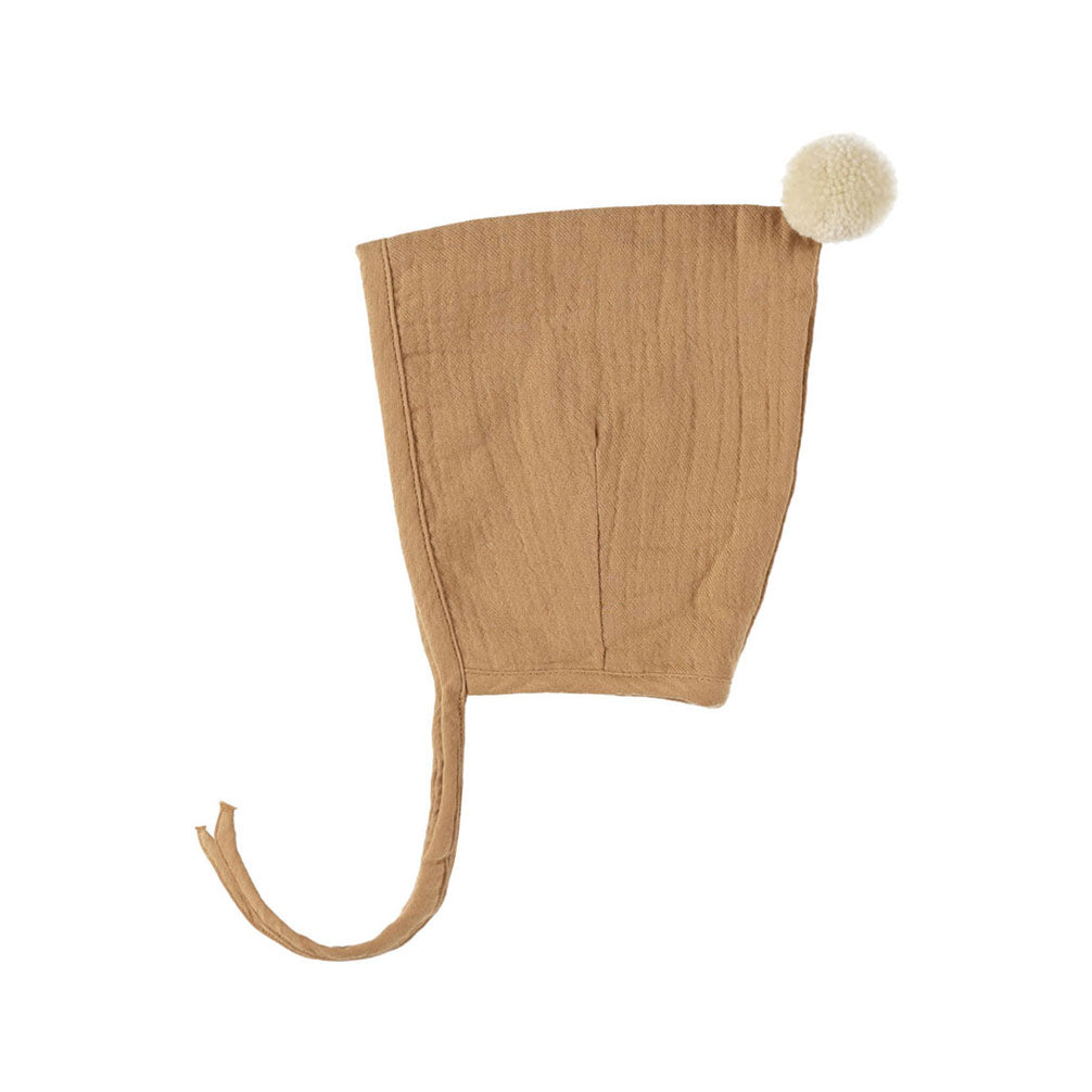 Quincy Mae Golden Pom Pom Pixie Bonnet