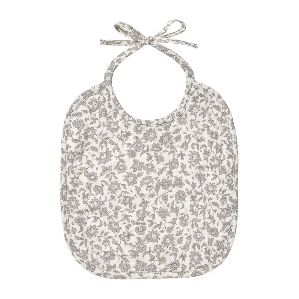Quincy Mae French Garden Woven Tie Bib