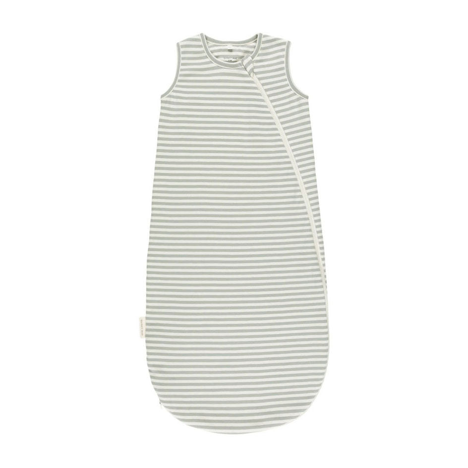 Quincy Mae Sage Stripe Jersey Sleep Bag
