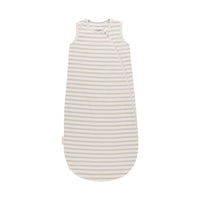 Quincy Mae Grey Stripe Jersey Sleep Bag