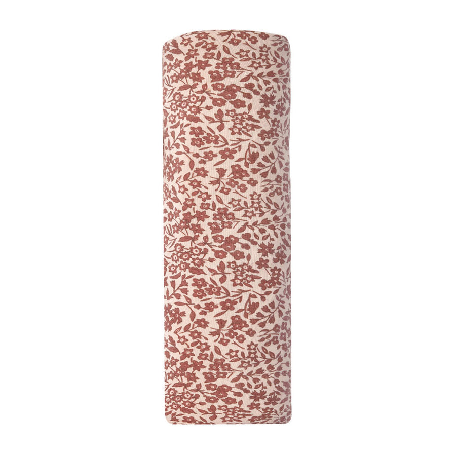 Quincy Mae Flower Field Bamboo Swaddle Blanket