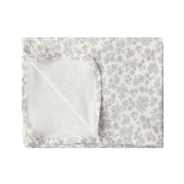 Quincy Mae Blue Floral Bamboo Swaddle