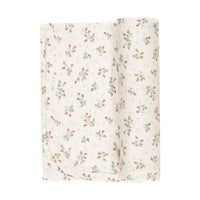 Quincy Mae Strawberries Bamboo Swaddle