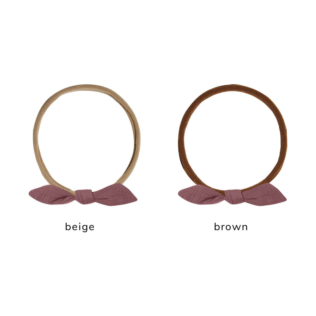 Quincy Mae Plum Little knot Headband