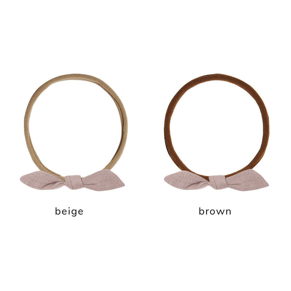 Quincy Mae Mauve Little knot headband