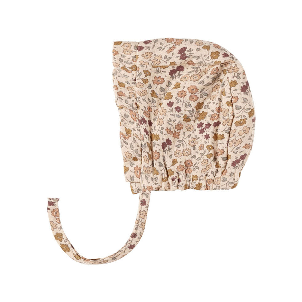 Quincy Mae Posy Woven Ruffle Bonnet