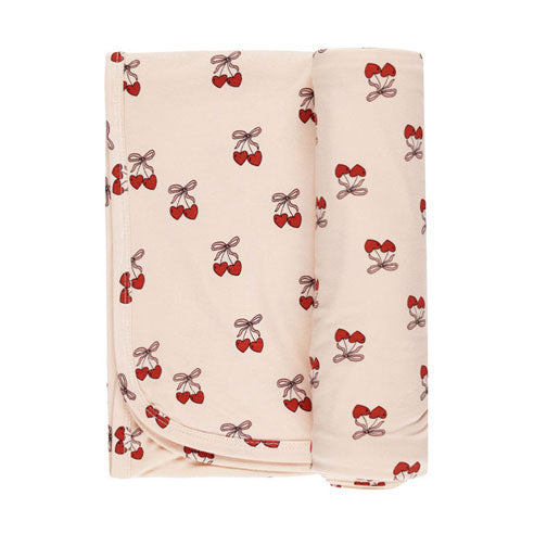 Quincy Mae Mon Amour Bamboo Swaddle & Knotted Hat