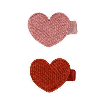 Quincy Mae Red, Lipstick Heart Clips, Set Of 2