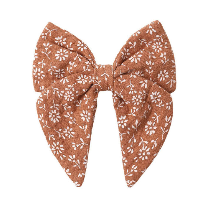 Quincy Mae Poppy Floral Bow