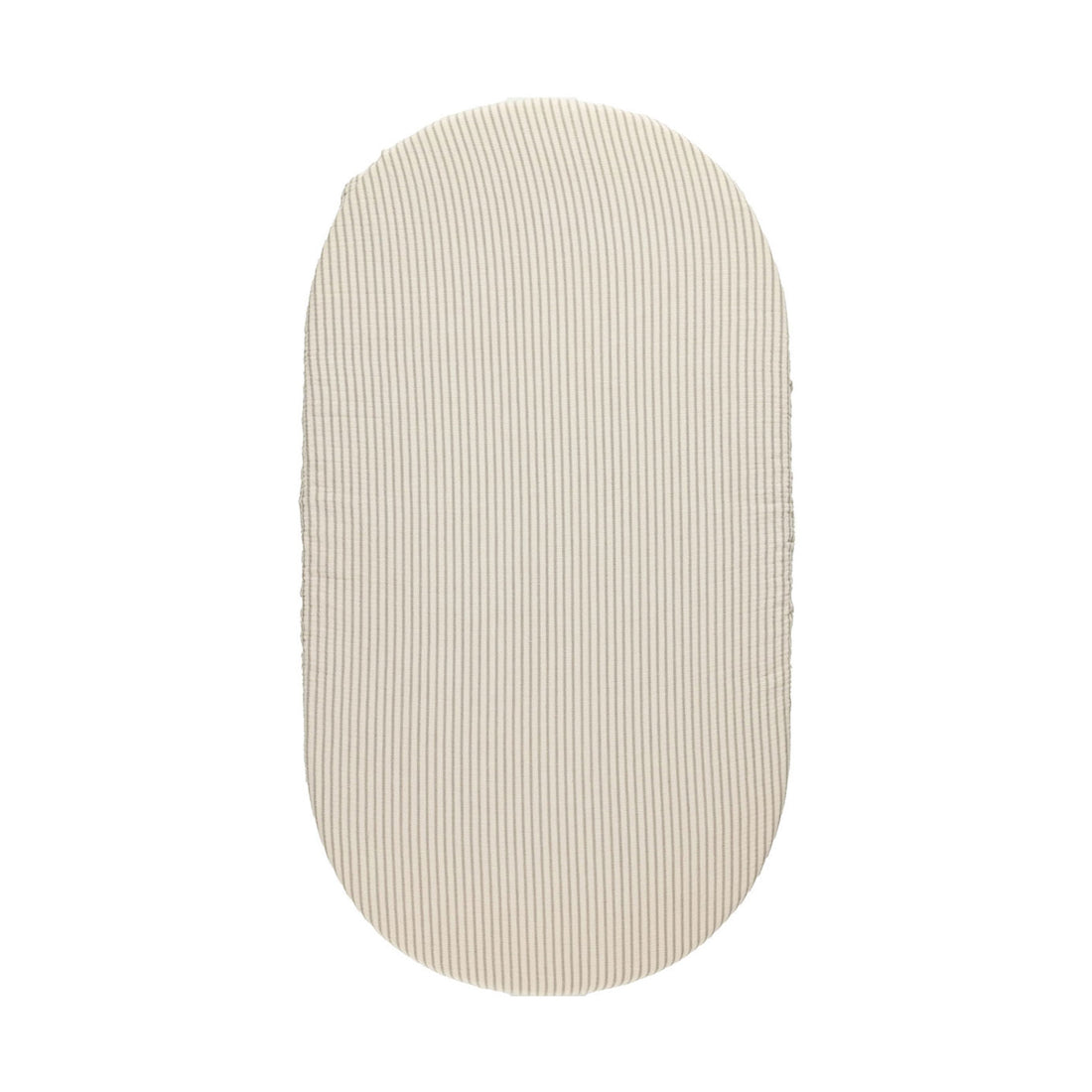 Quincy Mae Basil Stripe Basinet Crib Sheet