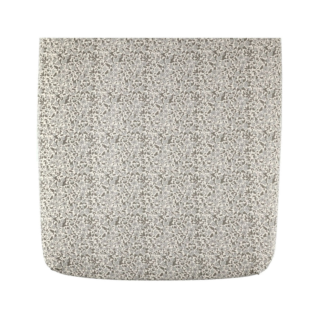 Quincy Mae Green Garden Woven Crib Sheet