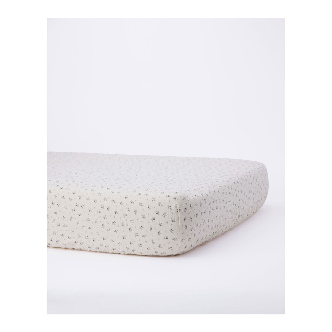 Quincy Mae Bluebell Woven Crib Sheet
